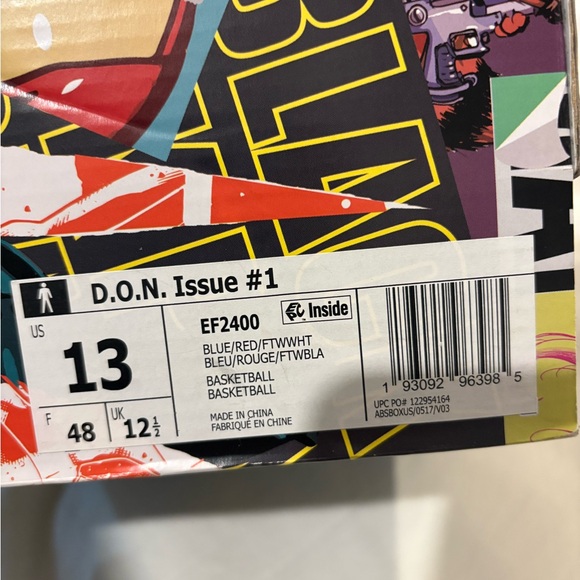 Adidas Hero Elite series, Spider-Man, D.O.N issue #1 by Donavan Mitchell - Picture 8 of 8